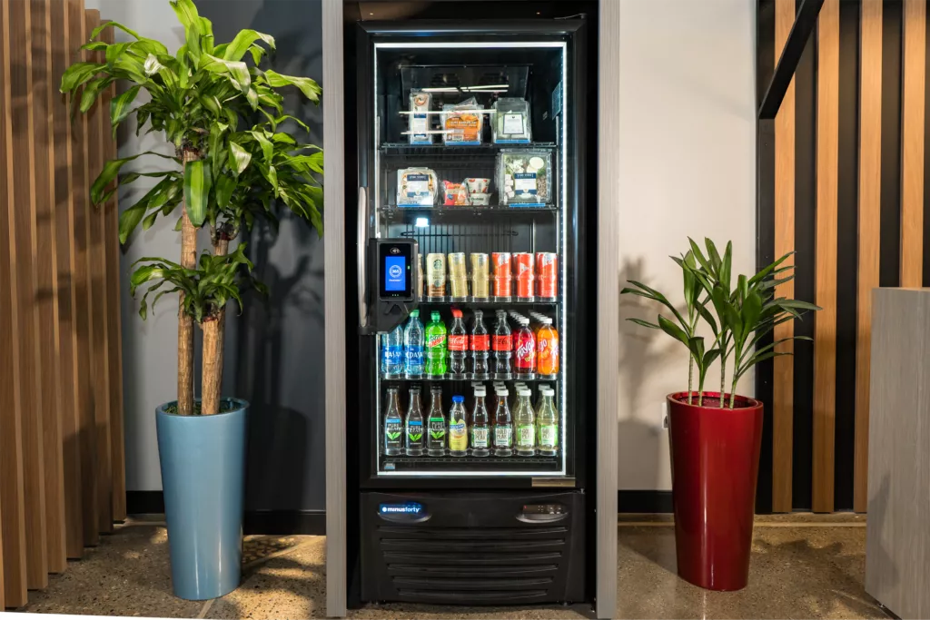 Healthy vending options with plants